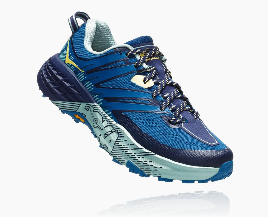 Hoka Australia One One Speedgoat 3 - Womens Trail Shoes Blue - BOKIF-2746